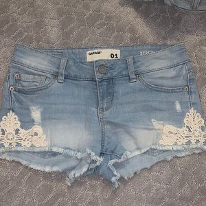 GARAGE Jean Shorts